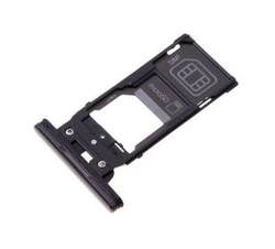 Držák SIM + microSD Sony Xperia XZ2 Premium Dual, H8166 Black / černý, Originál