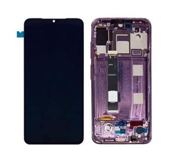 Přední kryt Xiaomi Mi 9 Violet / fialová + LCD + dotyková deska, Originál