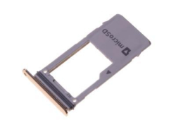 Držák microSD Samsung A530 Galaxy A8 2018 Black / černý, Originál