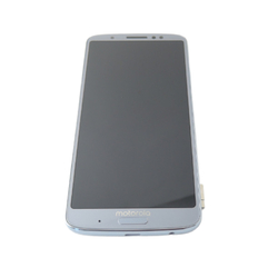 Přední kryt Motorola G6 Plus Blue / modrý + LCD + dotyková deska, Originál