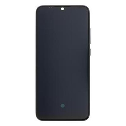 Přední kryt Xiaomi Mi A3 Black / černý + LCD + dotyková deska, Originál
