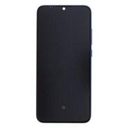 Přední kryt Xiaomi Mi A3 Blue / modrý + LCD + dotyková deska, Originál