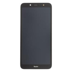Přední kryt Xiaomi Redmi 7A Black / černý + LCD + dotyková deska, Originál