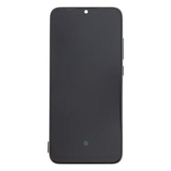 Přední kryt Xiaomi Mi A3 Black / černý + LCD + dotyková deska, Originál