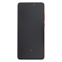 Přední kryt Xiaomi Mi 9T, Mi 9T Pro Red / červený + LCD + dotyková deska, Originál