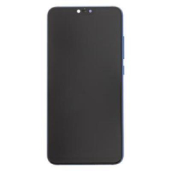 Přední kryt Xiaomi Mi 8 Lite Blue / modrý + LCD + dotyková deska, Originál