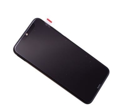 Přední kryt Xiaomi Redmi Note 8 Black / černý + LCD + dotyková deska, Originál