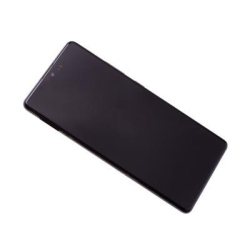 Přední kryt Samsung G770 Galaxy S10 Lite Prism Black + LCD + dotyková deska, Originál