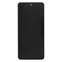 Přední kryt Samsung A515 Galaxy A51 Black / černý + LCD + dotyková deska, Originál