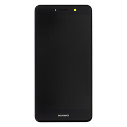 Přední kryt Huawei Y7 Black / černý + LCD + dotyková deska (Serv
