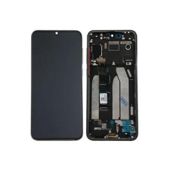 Přední kryt Xiaomi Mi 9 SE Violet Black / fialovočerný + LCD + dotyková deska, Originál