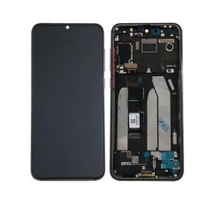 Přední kryt Xiaomi Mi 9 SE Blue / modrý + LCD + dotyková deska (