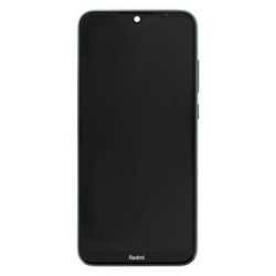 Přední kryt Xiaomi Redmi Note 8T Tarnish Black / černý + LCD + dotyková deska, Originál