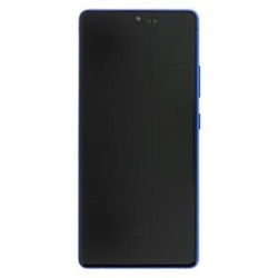 Přední kryt Samsung G770 Galaxy S10 Lite Prism Blue + LCD + doty