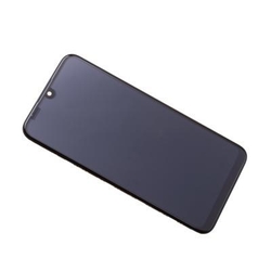 Přední kryt Xiaomi Mi Play Black / černý + LCD + dotyková deska, Originál