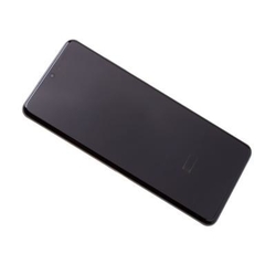 Přední kryt Samsung G988 Galaxy S20 Ultra 5G Black / černý + LCD