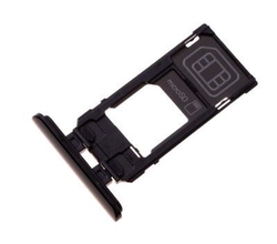 Držák SIM + microSD Sony Xperia 5 J8210, J8270 Black / černý, Originál