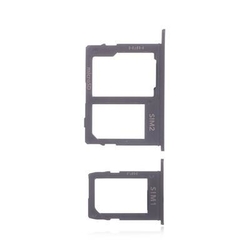 Držák SIM + microSD Samsung J415 Galaxy J4+ 2018 Black / černý