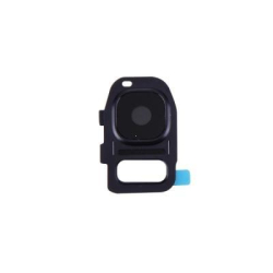 Krytka kamery Samsung G935 Galaxy S7 Edge Black / černé + sklíčko, Originál