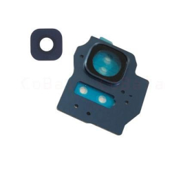 Krytka kamery Samsung G955 Galaxy S8 Plus Blue / modré + sklíčko, Originál