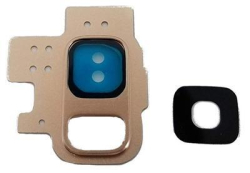 Krytka kamery Samsung G960 Galaxy S9 Gold / zlaté + sklíčko, Originál