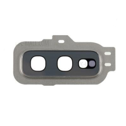 Krytka kamery Samsung G970 Galaxy S10e White / bílé + sklíčko, Originál