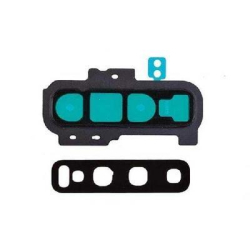 Krytka kamery Samsung G975 Galaxy S10 Plus Black / černé + sklíčko, Originál