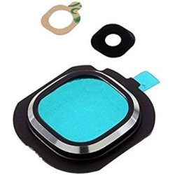 Krytka kamery Samsung J710 Galaxy J7 Black / černé + sklíčko, Originál