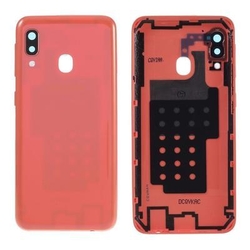 Zadní kryt Samsung A202 Galaxy A20e Coral Red / oranžový