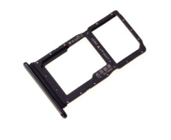 Držák SIM + microSD Huawei P Smart Z Black / černý, Originál