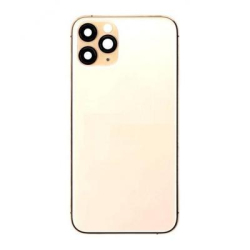 Zadní kryt Apple iPhone 11 Pro Gold / zlatý + sklíčko kamery + střed