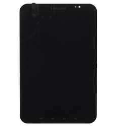 Přední kryt Samsung P1010 Galaxy Tab Black / černý + LCD + dotyk