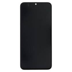Přední kryt Samsung M307 Galaxy M30s Black / černý + LCD + dotyková deska, Originál