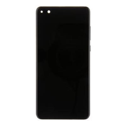 Přední kryt Huawei P40 Black / černý + LCD + dotyková deska (Ser
