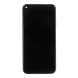 Přední kryt Huawei P40 Lite Crush Green / zelený + LCD + dotyková deska, Originál