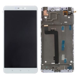 Přední kryt Xiaomi Mi Max White / bílý + LCD + dotyková deska