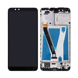 Přední kryt Huawei Y9 2018 Black / černý + LCD + dotyková deska, Originál