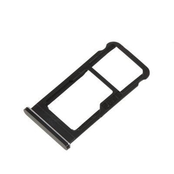 Držák SIM + microSD Nokia 6.1 2018 Black / černý