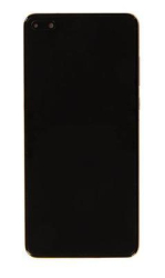 Přední kryt Huawei P40 Blush Gold / zlatý + LCD + dotyková deska, Originál