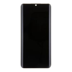 Přední kryt Xiaomi Mi Note 10 Black / černý + LCD + dotyková deska, Originál