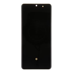 Přední kryt Samsung A415 Galaxy A41 Black / černý + LCD + dotyko