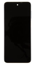 Přední kryt Xiaomi Redmi Note 9 Pro, Note 9S Interstellar Grey + LCD + dotyková deska, Ori