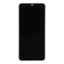 Přední kryt Realme 5 Pro Black / černý + LCD + dotyková deska, Originál