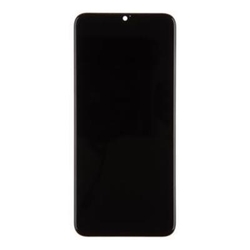 Přední kryt Realme 6i Black / černý + LCD + dotyková deska, Originál