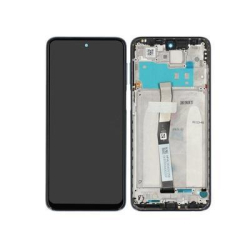 Přední kryt Xiaomi Redmi Note 9 Pro Black / černý + LCD + dotyková deska, Originál