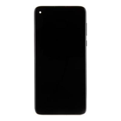 Přední kryt Motorola Moto G Pro Black / černý + LCD + dotyková deska, Originál