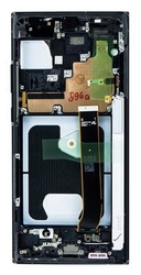 Přední kryt Samsung N986 Galaxy Note 20 Ultra Mystic Black + LCD + dotyková deska, Originá