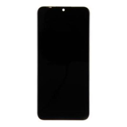 Přední kryt Motorola E6 Plus Black / černý + LCD + dotyková deska, Originál