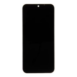 Přední kryt Motorola E6s Black / černý + LCD + dotyková deska, Originál