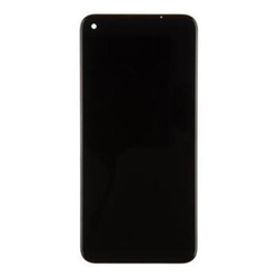 Přední kryt Samsung A115 Galaxy A11 Black / černý + LCD + dotyková deska, Originál